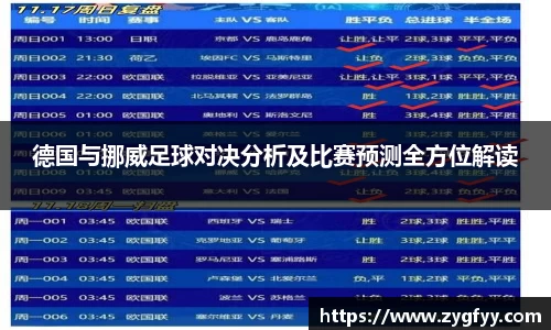 德国与挪威足球对决分析及比赛预测全方位解读